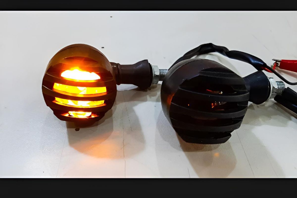 Pack of 4 grill indicators yellow led for bikes View Gallery - Pakistan