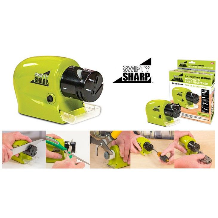 Swifty Sharp Cordless, Knife Blade Sharpener - cell operated big size View Gallery - Pakistan