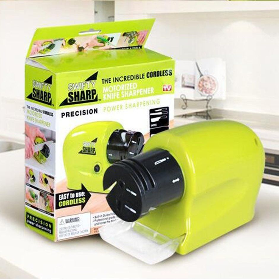 Swifty Sharp Cordless, Knife Blade Sharpener - cell operated big size View Gallery - Pakistan