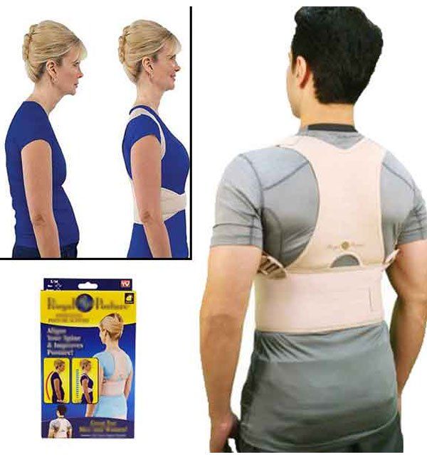 skin color Royal Posturm Spine Support Belt Adjustable Adult Corset Posture Correction Belt Body  Health Care  magnetic inside
