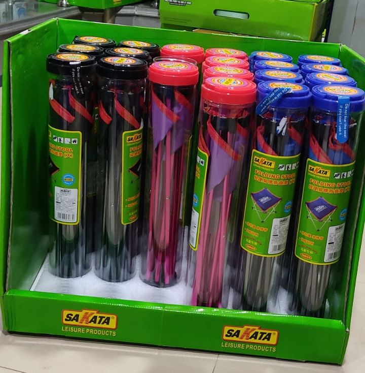 SAKATA Portable Foldable Stool (random colours) View Gallery - Pakistan