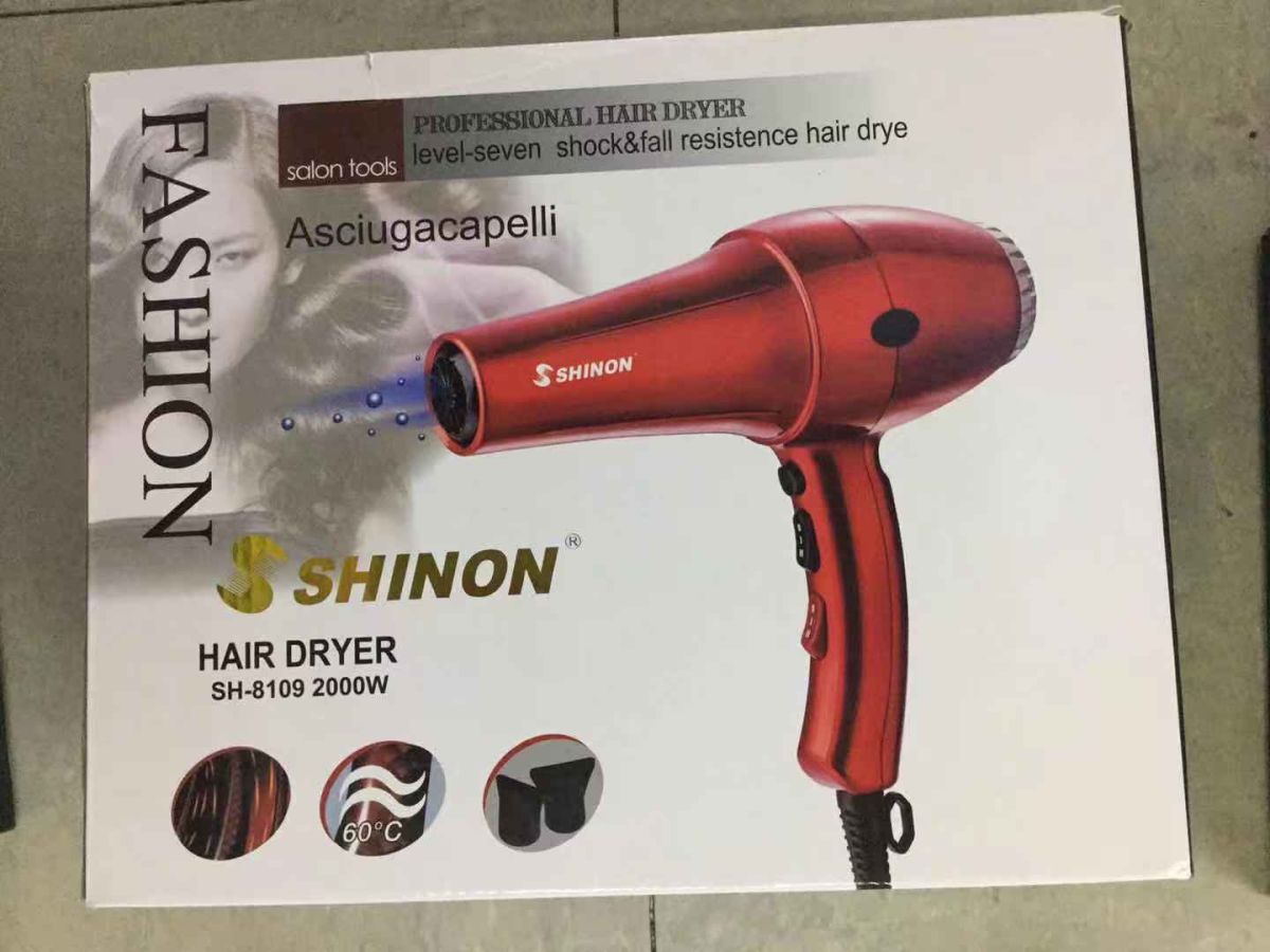( red color ) Shinon Hair Dryers Salon Home Used Professional Blow Hair Dryer With  complete accessories View Gallery - Pakistan