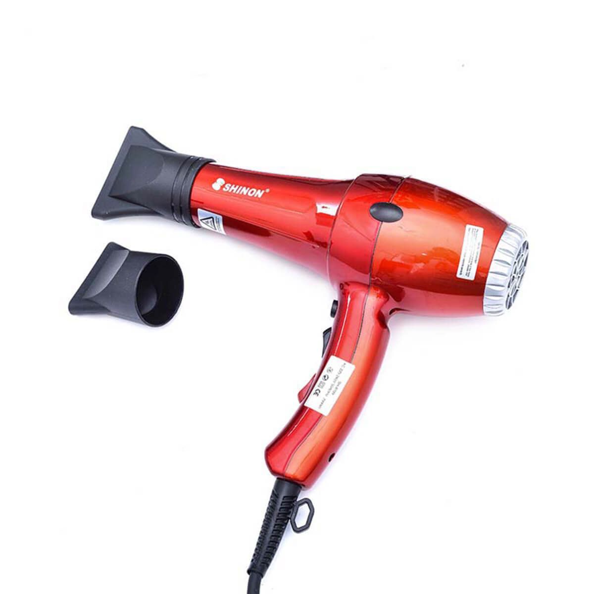 ( red color ) Shinon Hair Dryers Salon Home Used Professional Blow Hair Dryer With  complete accessories View Gallery - Pakistan