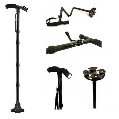 Trusty Cane Folding Walking Stick With Build In Lights View Gallery - Pakistan