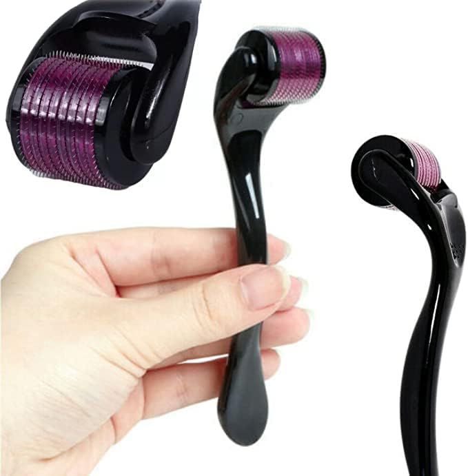 Derma Roller for Skin Care Face &amp; Head Micro Needle Roller for Skin Care Ideal for Men &amp; Women to Keep Your Skin Young and Fresh Perfect for Head and Beard Hair Growth Beauty View Gallery - Pakistan