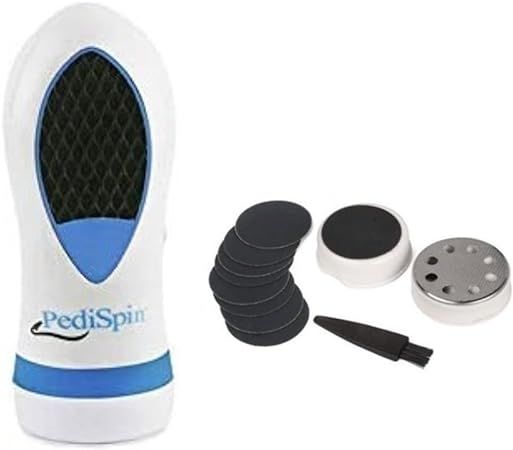pedi spin  High precision electric callus and foot hardness file polishing and vacuuming dead skin from any area of the foot(cell operated) View Gallery - Pakistan