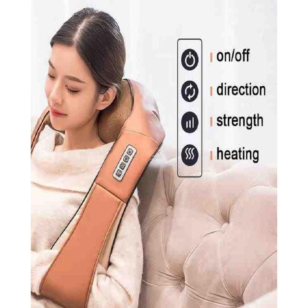 Neck and Back Massager With Handle - Premium Quality Pain Relief View Gallery - Pakistan