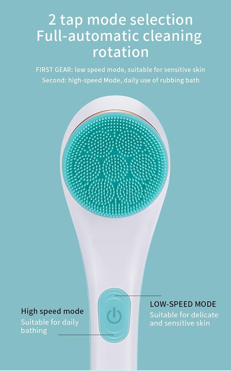 CNAIER Bath and Body Scrub Electric Brush Set - Rechargeable 4 in 1 (Random Color) View Gallery - Pakistan