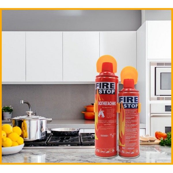 Foam Stop Fire 500Ml - Fire Stop - Fire Extinguisher - Portable Spray Safet View Gallery - Pakistan