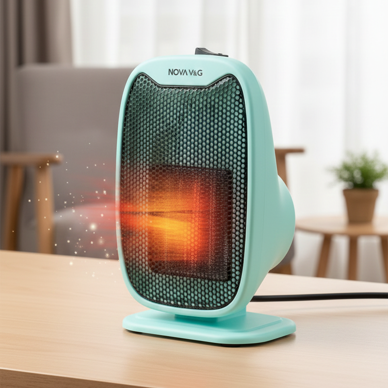 Electric Fan Heater Mini Mobile Heater Home Heating Warm Air Fan Office Room Handy Air Warmer Fan View Gallery - Pakistan