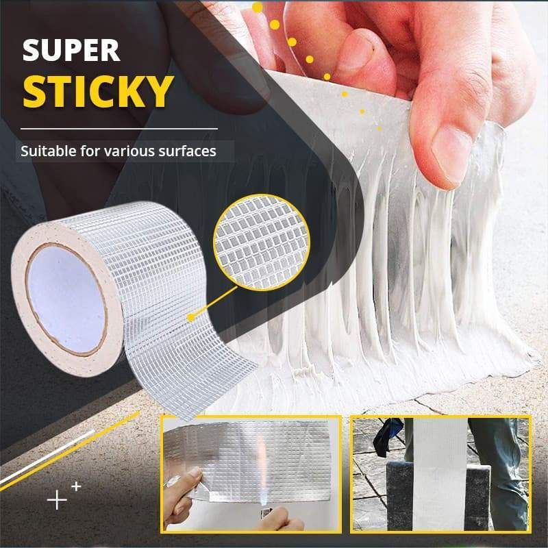 Aluminum Foil Butyl Rubber Tapes Self Adhesive Waterproof Tape 2 inch x 1.5 MTR View Gallery - Pakistan