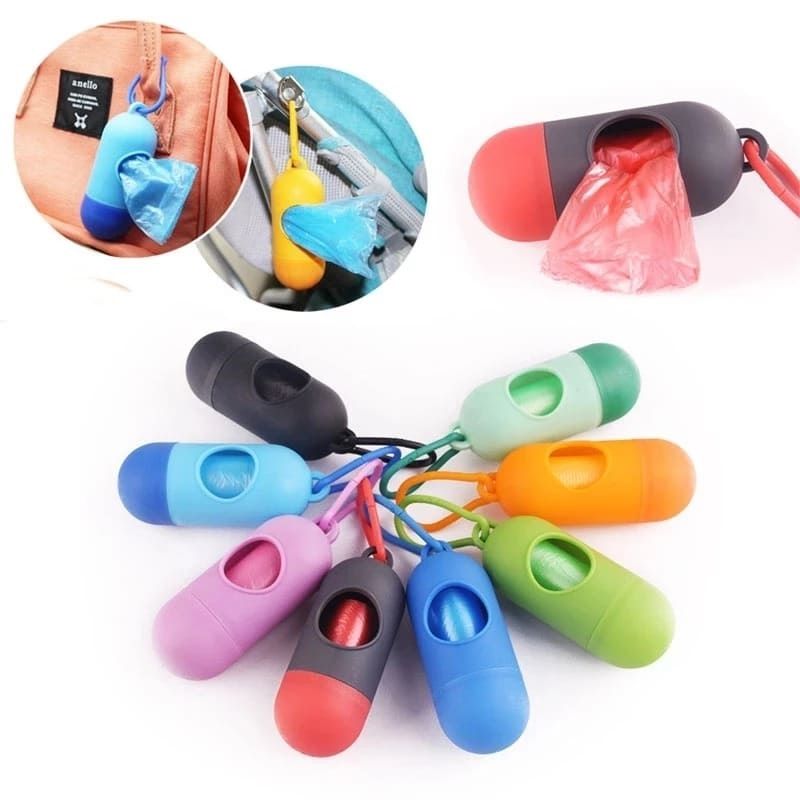 Disposable Baby Diapers Bag Box Kit  - With Dispenser Lead Clip (Random Color) View Gallery - Pakistan