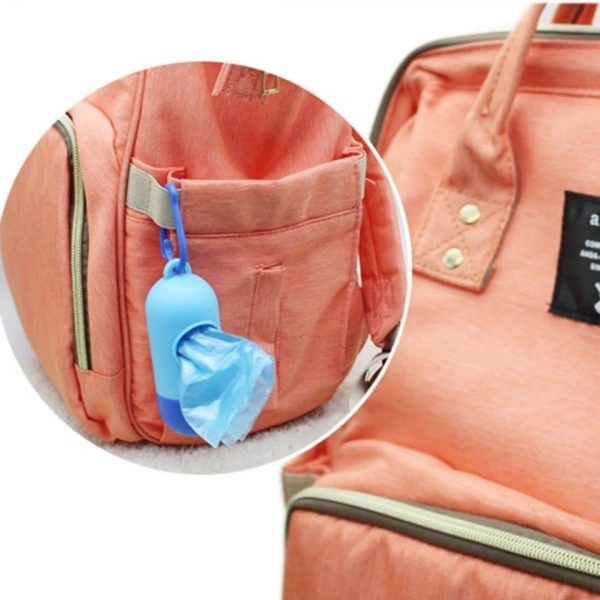 Disposable Baby Diapers Bag Box Kit  - With Dispenser Lead Clip (Random Color) View Gallery - Pakistan