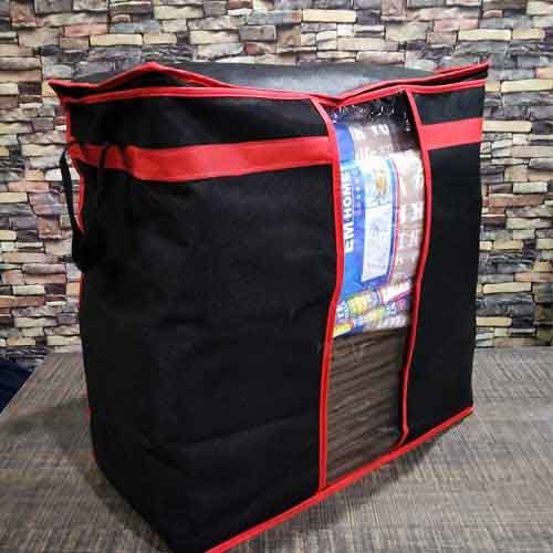 Black Storage Organizer Bag / Durable material for long-lasting use. View Gallery - Pakistan