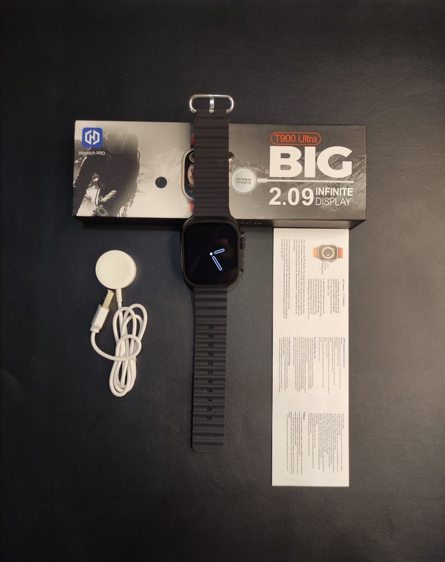 T900 Ultra Smart Watch - 2.09 Infinite Display - 49MM Dial Size - Built-in Games - Bluetooth Calling(random color). View Gallery - Pakistan
