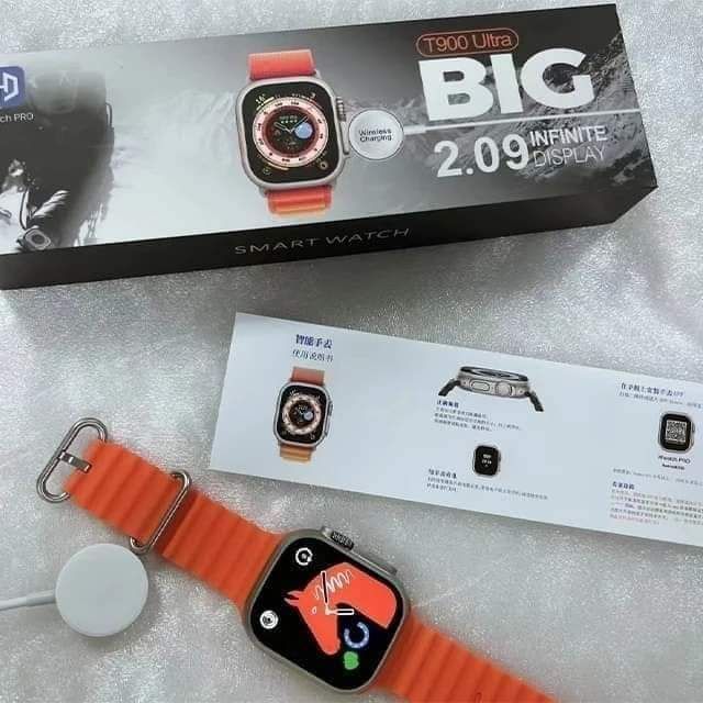 T900 Ultra Smart Watch - 2.09 Infinite Display - 49MM Dial Size - Built-in Games - Bluetooth Calling(random color). View Gallery - Pakistan