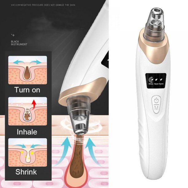 Electric Suction Blackhead Instrument Home Beauty Instrument Blackhead Pore Cleaning. View Gallery - Pakistan