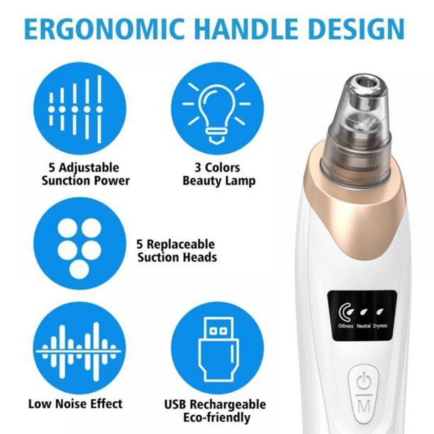 Electric Suction Blackhead Instrument Home Beauty Instrument Blackhead Pore Cleaning. View Gallery - Pakistan