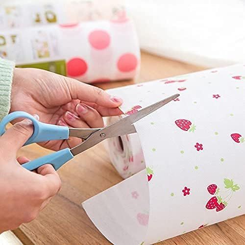 Refrigerator Mats Shelf Liners Fridge Mats Drawer Table  (- size 45x160cm - multicolor/random design) View Gallery - Pakistan