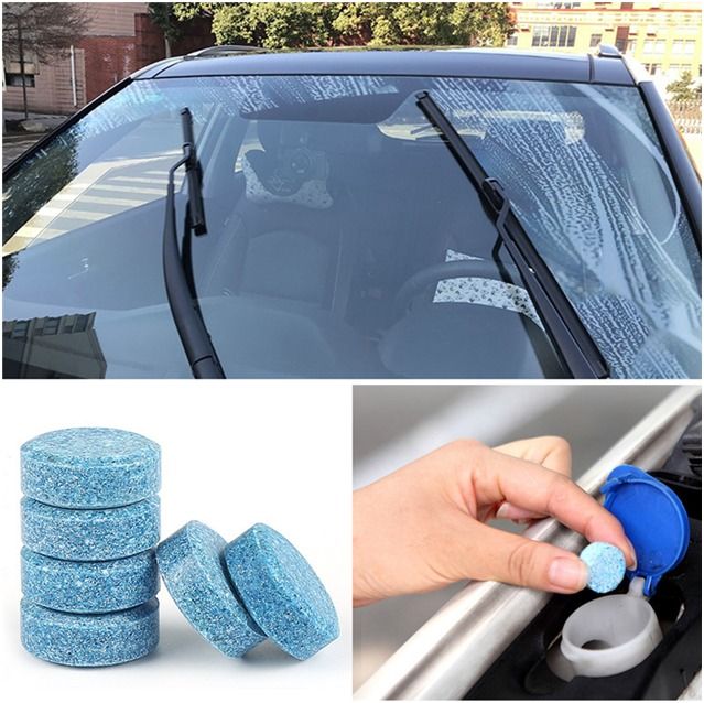10PCS Car Windshield Cleaner Solid Cleaner Effervescent Tablet Glass Water Universal Automobile Accessories Spray Cleaner View Gallery - Pakistan
