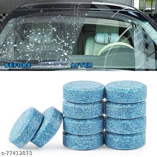 10PCS Car Windshield Cleaner Solid Cleaner Effervescent Tablet Glass Water Universal Automobile Accessories Spray Cleaner View Gallery - Pakistan