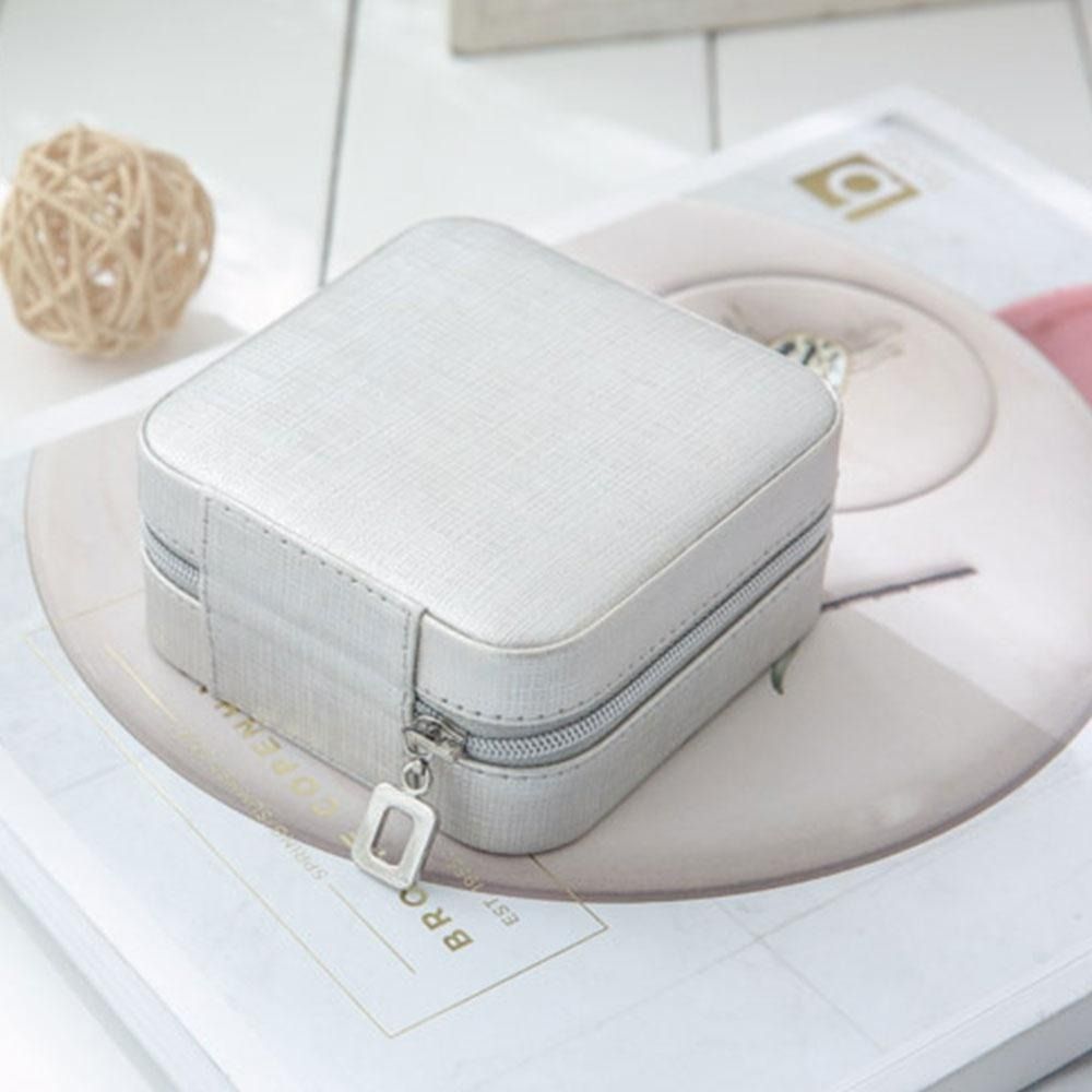 Travel Leather Pocket Jewellery Organizer  with Box (Mix/Random color) View Gallery - Pakistan