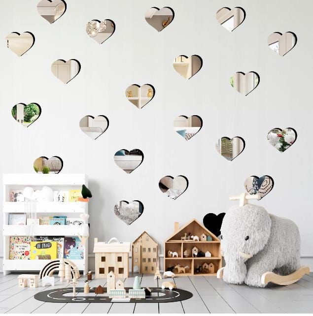 Acrylic Sticky Heart 🤍 | 1.5 Inch. View Gallery - Pakistan