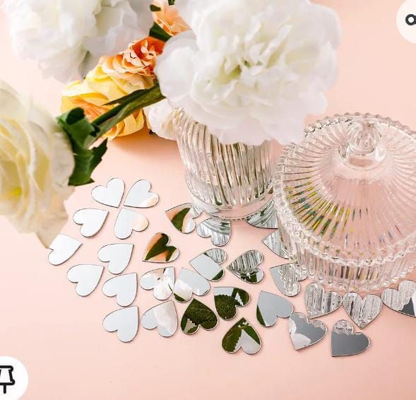 Acrylic Sticky Heart 🤍 | 1.5 Inch. View Gallery - Pakistan