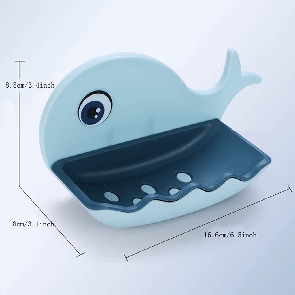 Little Whale Drain Storage Rack Dish Soap Holder for Bathroom and Shower Self Draining Waterfall Soap Tray Kitchen (Random Color) View Gallery - Pakistan