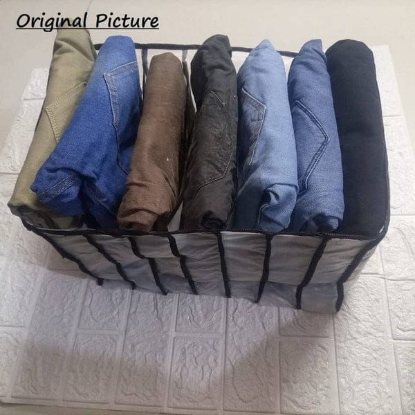 Large Size 7 Grids Washable Wardrobe Clothes Organizer View Gallery - Pakistan