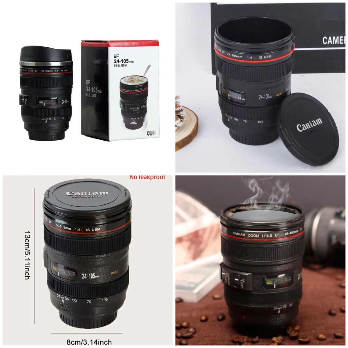 Camera Coffee Lens Mug  Coffee Mugs Creative Gift Coffee Cups (random color)