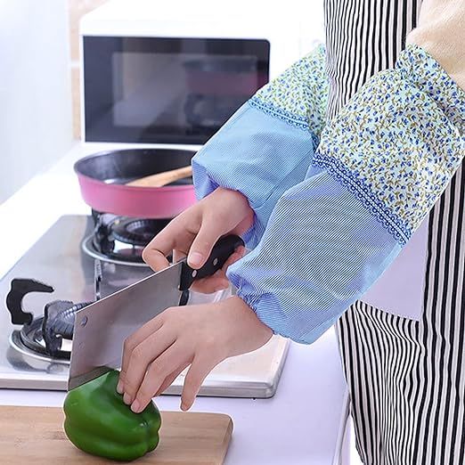 Kitchen Sleeve Cover Waterproof Arm Sleeves Kitchen Dustproof Arm Sleeves Used, for Family (random color ) View Gallery - Pakistan