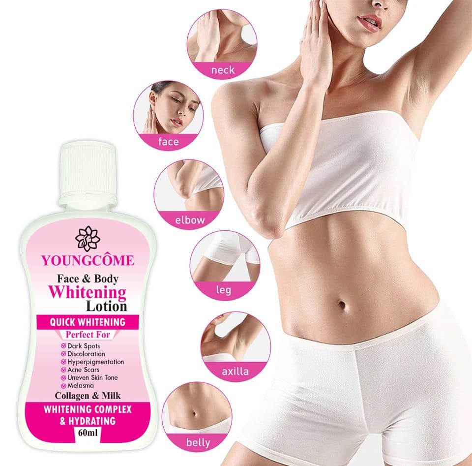 YOUNGCOME 60ml Face Body Whitening Lotion Underarm Brightening Private Underarm Body Cream Legs Whitening Parts View Gallery - Pakistan