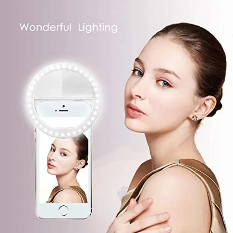 Selfie Ring Light With LED Camera Photography Flash Light View Gallery - Pakistan