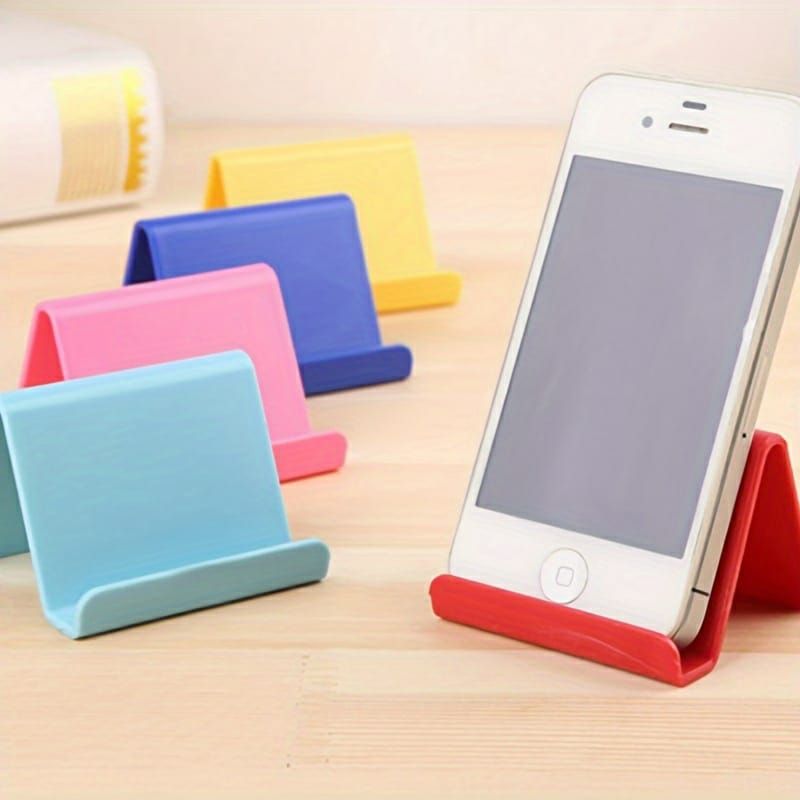 1Pc Cell Phone Stand For Desk (Random Colour) View Gallery - Pakistan