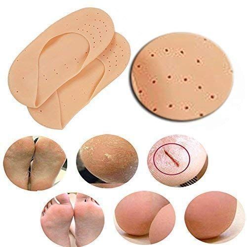 1 Pair unisex silicone gel socks moisturizing sock breathable elastic heel cracked protector socks View Gallery - Pakistan