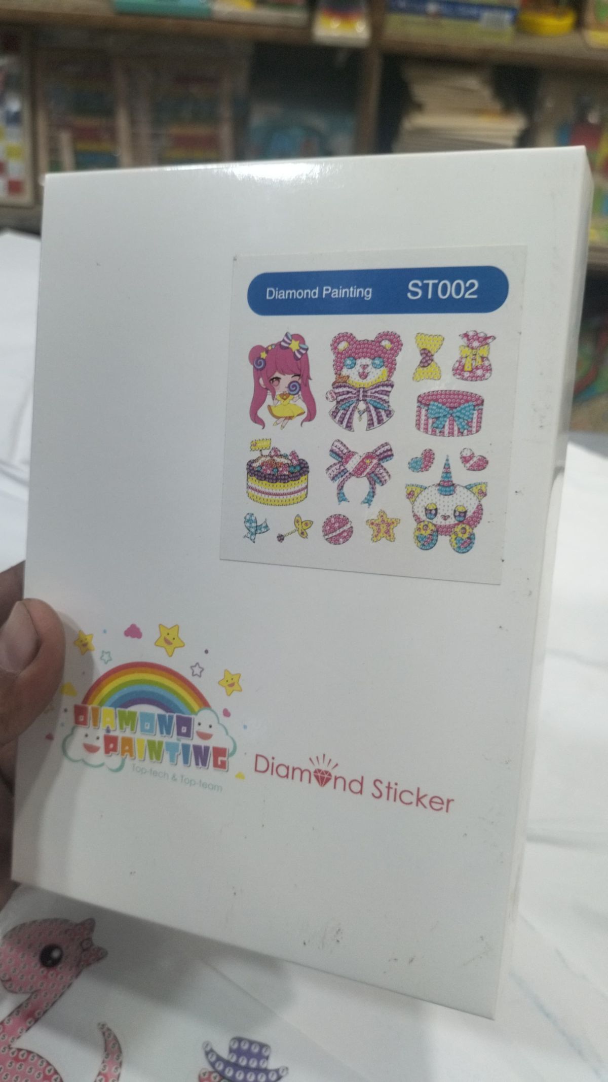 Diamond painting sticker kit ( for kids )random designs View Gallery - Pakistan