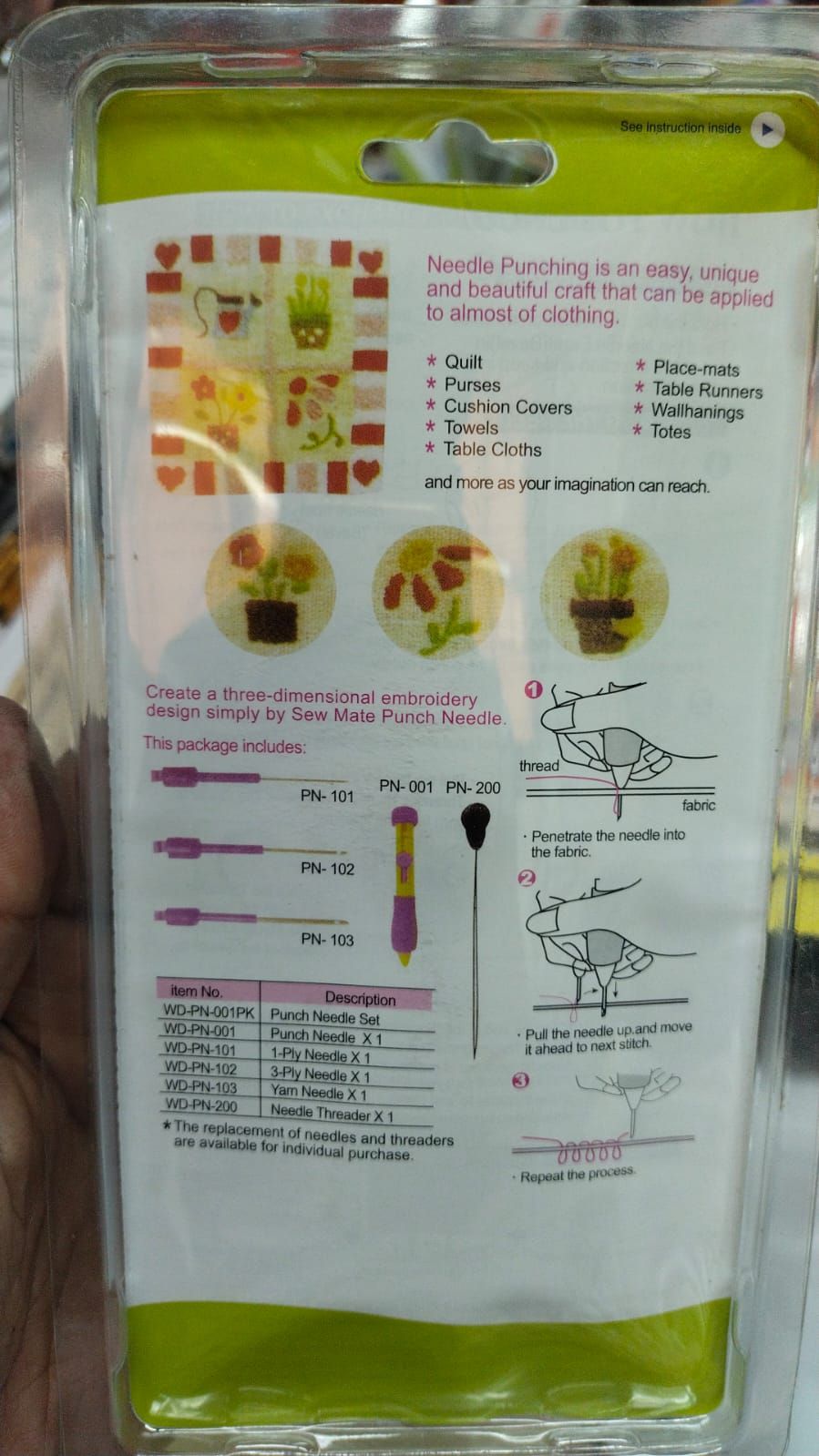 Embroidery Punch Needle ,Embroidery Pen View Gallery - Pakistan