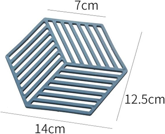 1PCS Multifunction Heat Resistant Silicone Mat Drink Cup Coasters Nonslip Pads Pot Holder Table Placemat Kitchen Accessories (random color) View Gallery - Pakistan