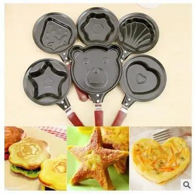1 PC's of Non-Stick Pancake Egg Mold Kitchen Tools (Random Shapes) View Gallery - Pakistan
