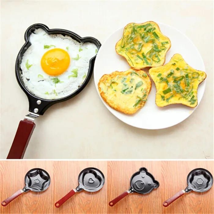 1 PC's of Non-Stick Pancake Egg Mold Kitchen Tools (Random Shapes) View Gallery - Pakistan