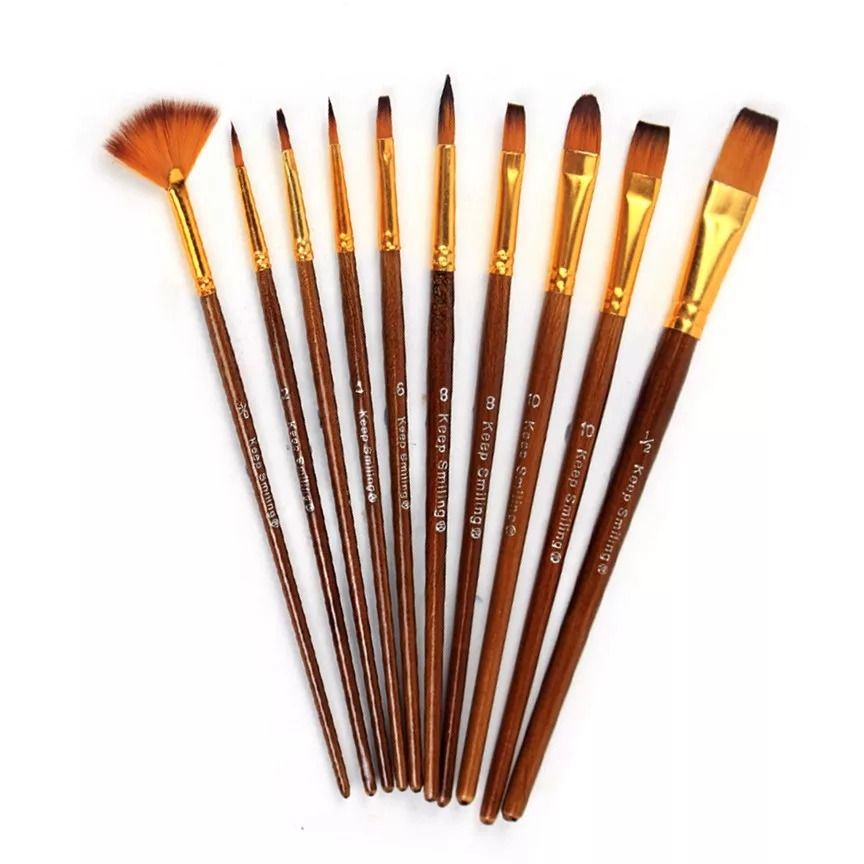 10Pcs Multi Shapes Brush View Gallery - Pakistan