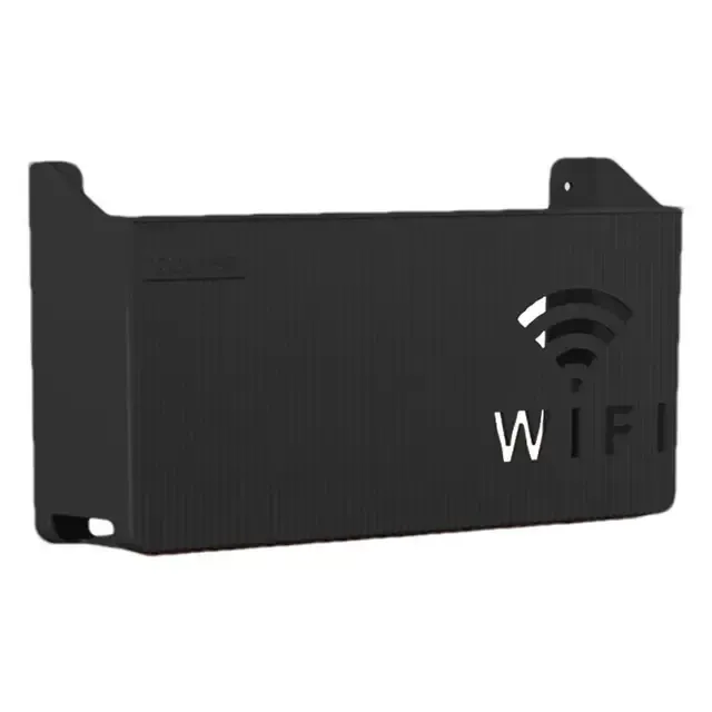 Router Storage Box Wall-mounted Plastic Cable Power Bracket Box Home Decoration Wireless Router Wifi Decoration, Set-top Box Rack( random color ) View Gallery - Pakistan