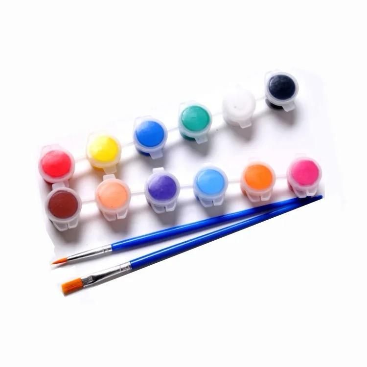 High Quality Non-toxic Kids Drawing Use 6 Pack Acrylic Paints Set 6 Colors 3ml View Gallery - Pakistan