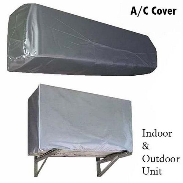 Ac Cover Dust Proof Non-water proof Non-parachute only for dust cover non woven stuff ( 2 Pcs Set ) View Gallery - Pakistan