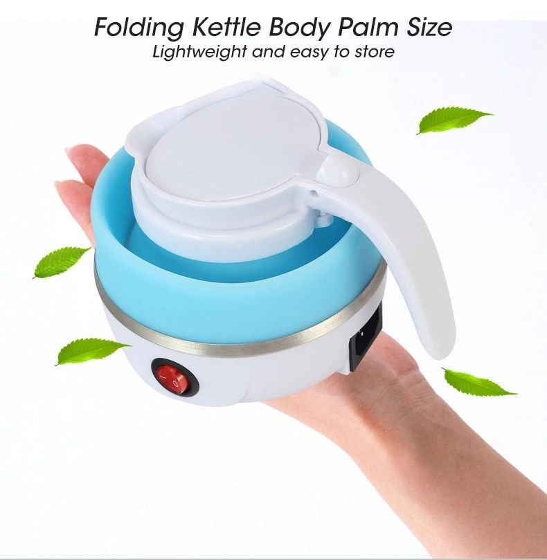 Foldable And Portable Teapot Water Heater Electric Kettle For Travel And Home Tea Pot Water Kettle Silica Gel Fast Water Boiling 600 Ml(random color ) View Gallery - Pakistan