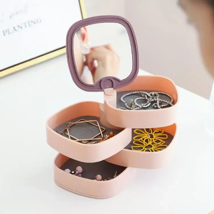 360 jewellery organiser( made in china)  Random Color View Gallery - Pakistan