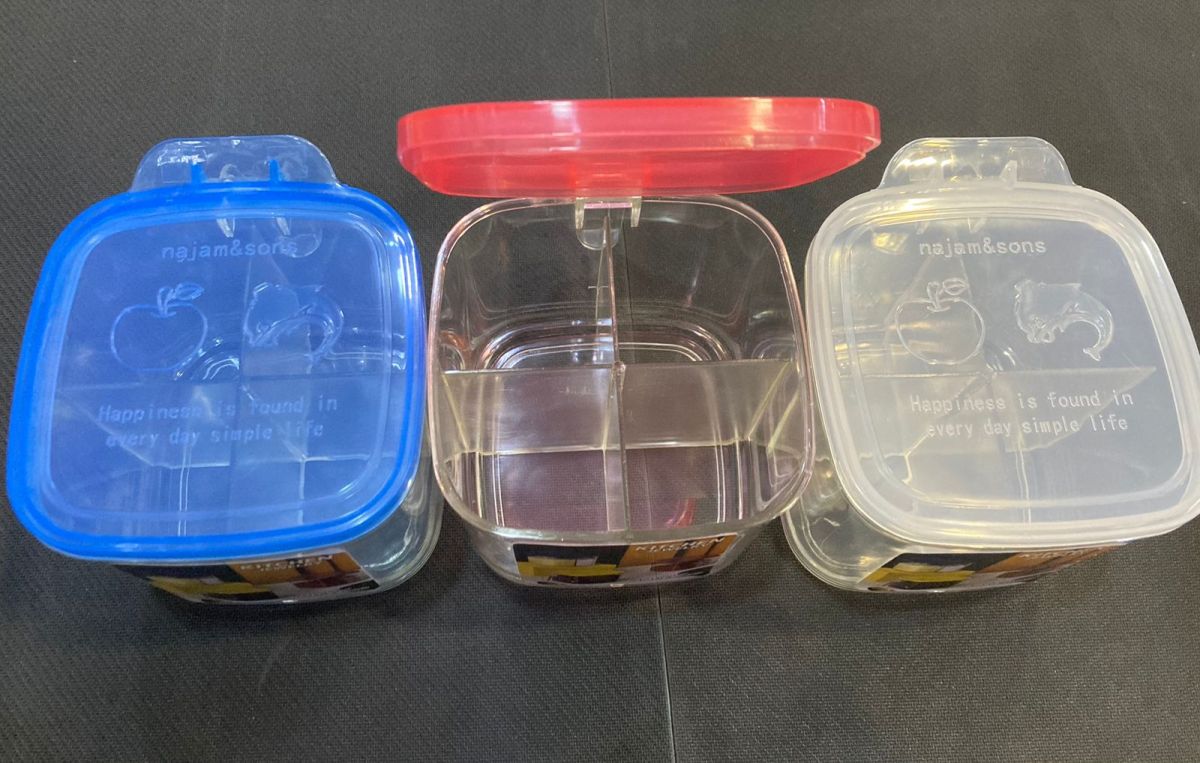 4 Grid Container Seasoning Spice Storage Box Jar View Gallery - Pakistan