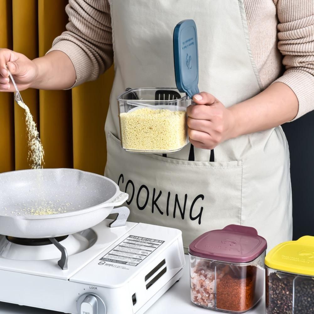 4 Grid Container Seasoning Spice Storage Box Jar View Gallery - Pakistan