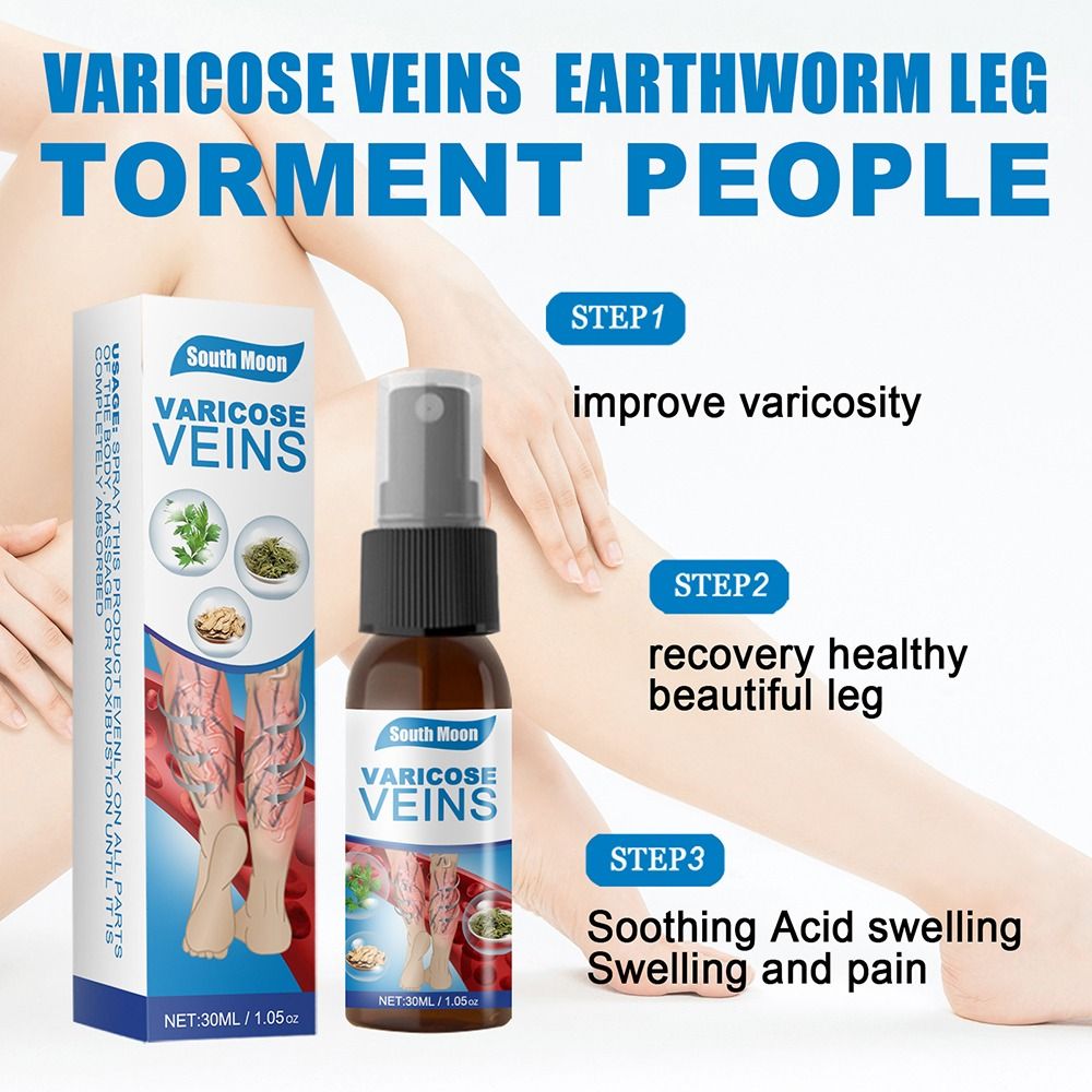 30ml Varicose Veins Treatment Spray Varicose Vein Treatment Cream Repair Varicocele Removal Pain Relief Kidney Inflammation Legs Vein Health Care Spray View Gallery - Pakistan